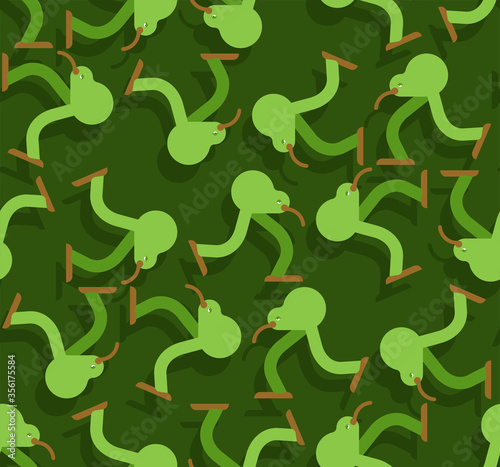 Kiwi bird cartoon pattern seamless. little bird run background. Baby fabric texture