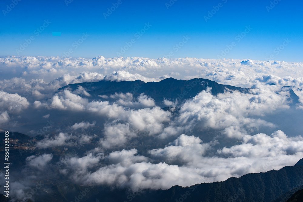 Fototapeta premium The landscape of sapa in northern Vietnam
