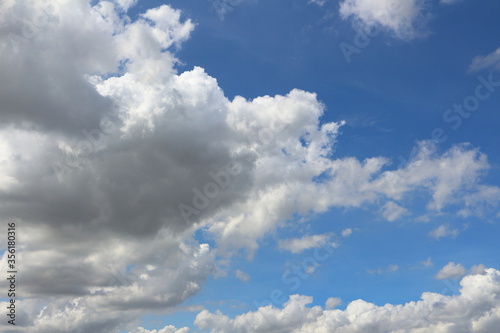 Blue sky and white clouds, beautiful nature