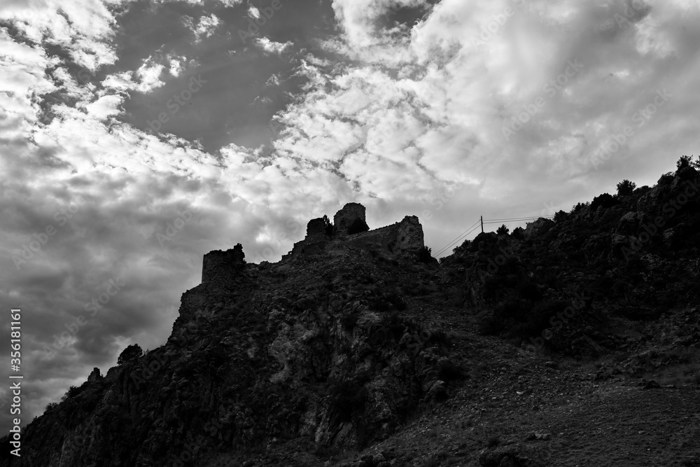 Ruinas del castillo de Senta Croche en Albarracín