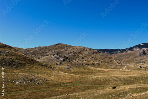 Landscape of Bjelasnica mountain. Bjelasnica Mountain, Bosnia and Herzegovina.
