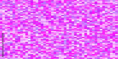 Light Purple  Pink vector template in rectangles. Abstract gradient illustration with colorful rectangles. Pattern for business booklets  leaflets