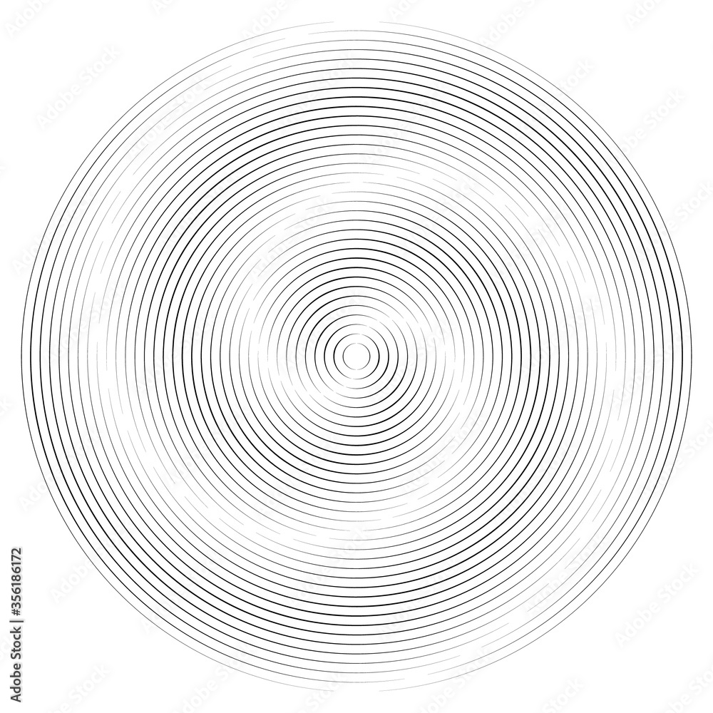 Lines in Circle Form . Spiral Vector Illustration .Technology round Logo . Design element . Abstract Geometric shape . Lines in Circle Form . Spiral Vector Illustration .Technology round Logo . Design element . Abstract Geometric shape .