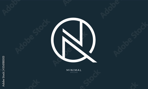 Alphabet letter icon logo QN or NQ Free Download Alphabet letter icon logo QN or NQ - GFXLoad