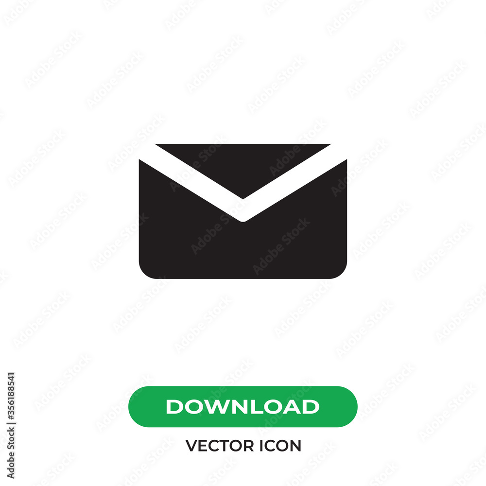 Email vector icon, simple sign for web site and mobile app. Email vector icon, simple sign for web site and mobile app.