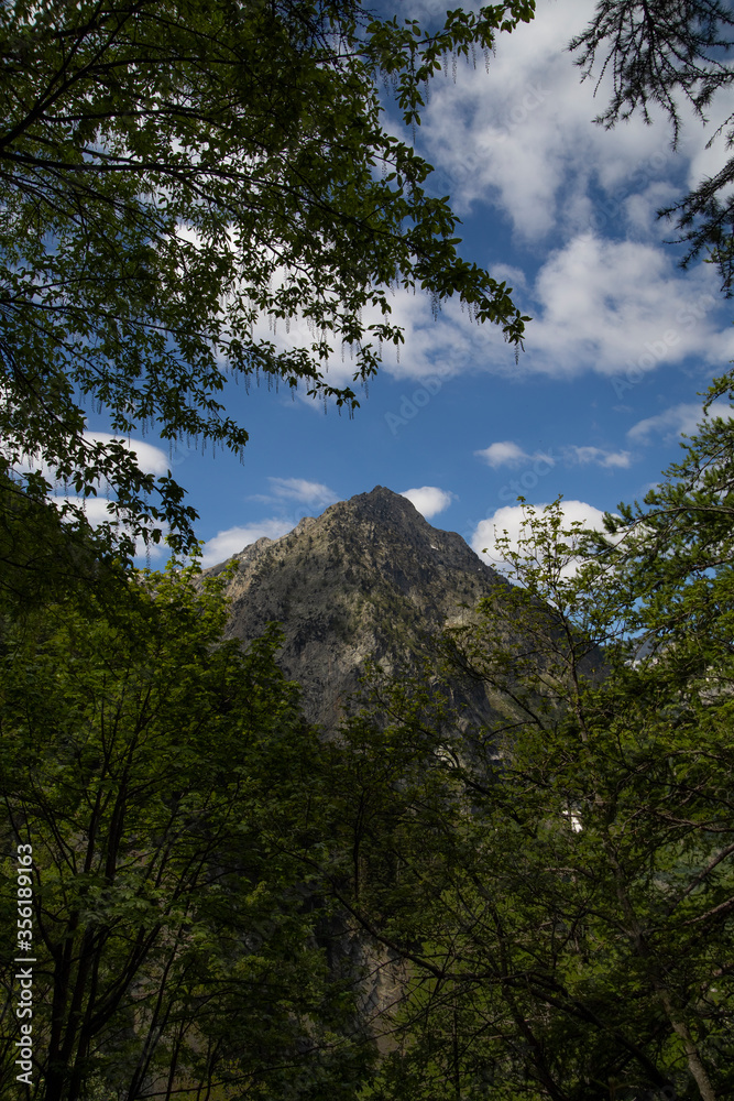 mountain views in the upper Gesso Valley mountain views in the upper Gesso Valley