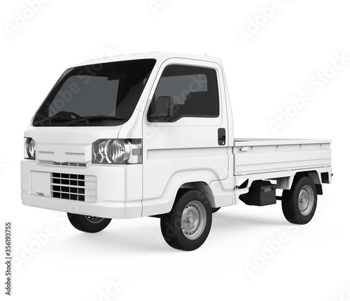 Obraz na płótnie Mini Truck Isolated