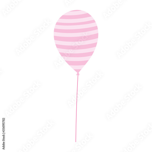 balloon decoration party celebration isolated design icon