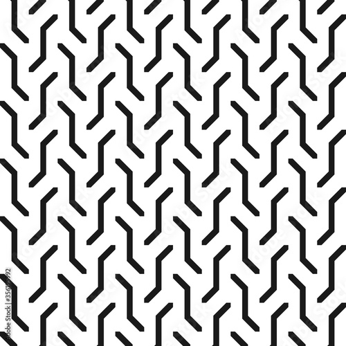 Seamless geometric abstract pattern with shape of tire protector