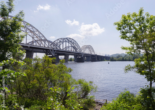 bridge over a river in Ukraine © Hennadii Havrylko