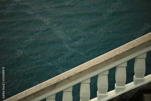 staircase on the background of the sea © Misha