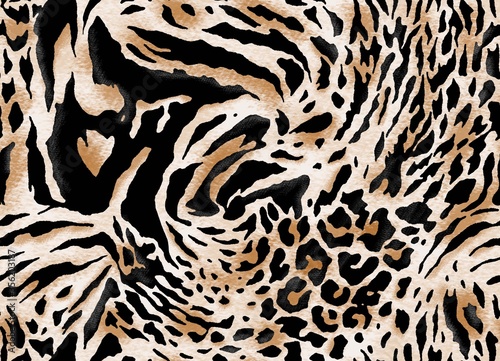 Seamless leopard skin texture