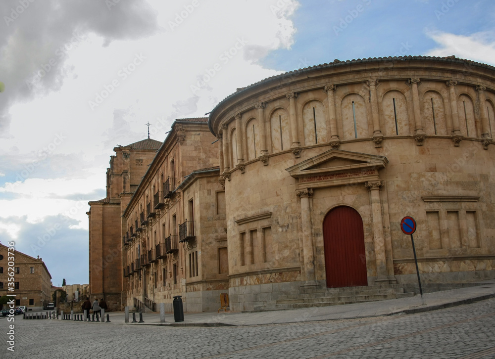 Salamanca,  Castile and León / Spain Aug 2011
Wide angle view of the cultural city