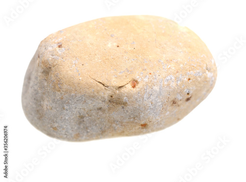 Rock stone on white