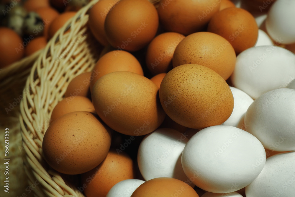 eggs in a basket organic product eggs in a basket organic product