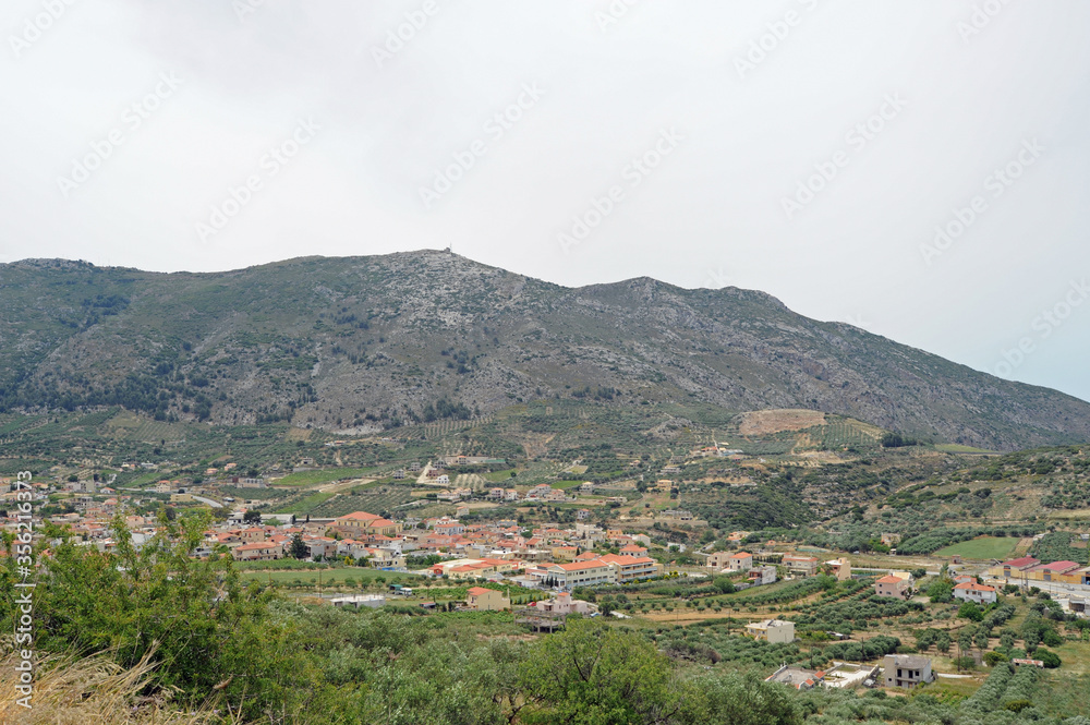 La ville d'Archanès en Crète