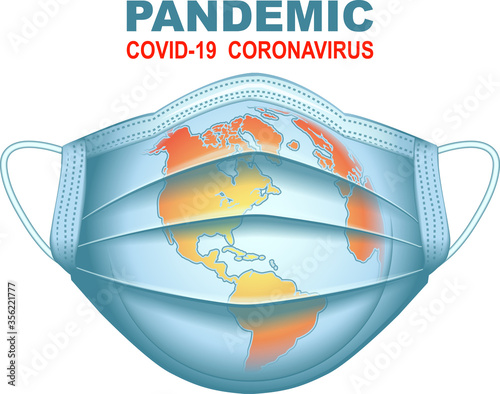 Isolated vector icon on the medical theme of the coronavirus pandemic