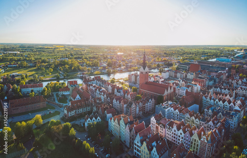 Obraz na płótnie Elblag, Poland w salonie