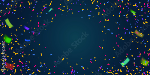 Colorful celebration background with confetti. celebration background