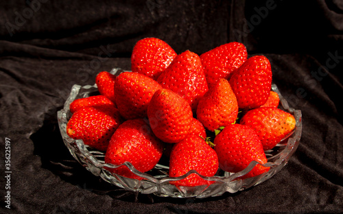 strawberries in a basket