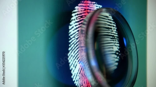 CU SELECTIVE FOCUS Scanning security access information / High Wycombe, Bucks, UK photo