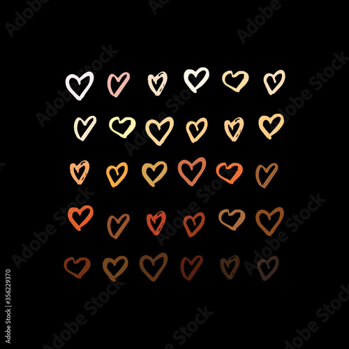 Raised hands of different race skin color.Vector illustration. hands with skin color diversity vector background. Black lives matter concept icons, social, national, racial issues symbols.