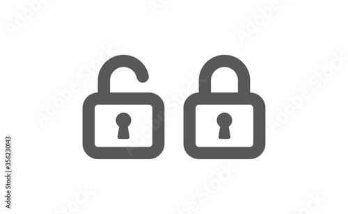 Free Download Lock icon, security symbol. Padlock pictogram. - GFXLoad