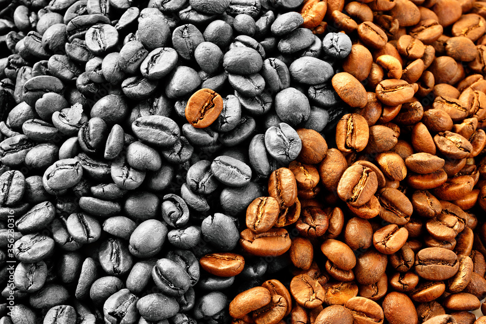 Coffee beans concept background backdrop texture selective saturation Coffee beans concept background backdrop texture selective saturation