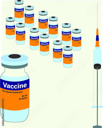 vaccine medicine syringe graft for health protection from virus