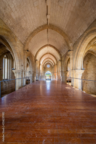 Inside the ruins of monastery of Santa Clara a Velha at Coimbra  Portugal