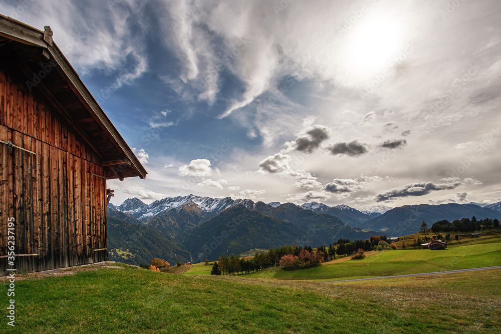 Alpenlandschaft Serfaus-Fiss-Ladis / Österreich