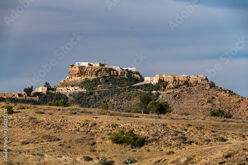 The berber village of takrouna in tunisia photo