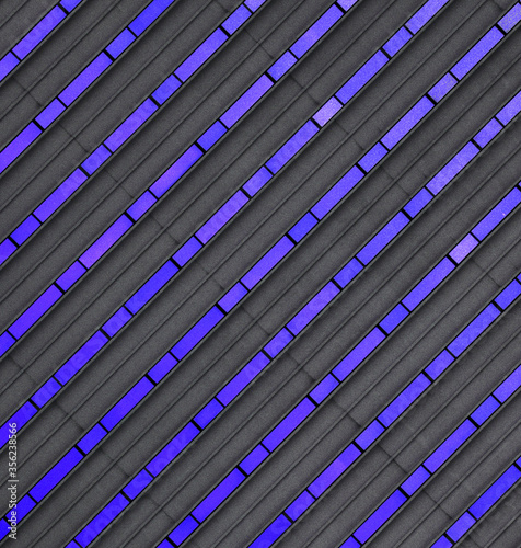Parallel blue dashed lines