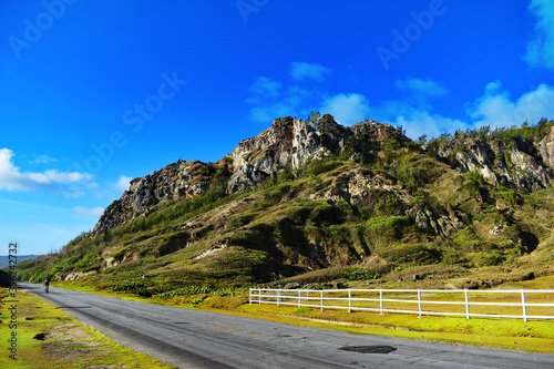 Εκτύπωση καμβά Chalky Mount in Barbados is a popular among cyclists