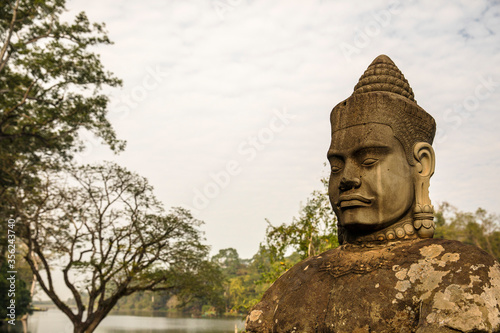 Ruins of Banyon Temple, Angkor Wat complex, Siem Reap, Cambodia.