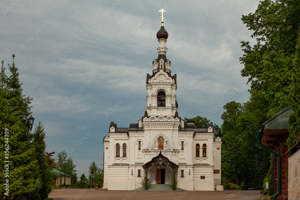 Church of the Assumption of the Blessed Virgin Mary in Trinity-Lykovo. It is a compound of the Pokrovsky monastery.