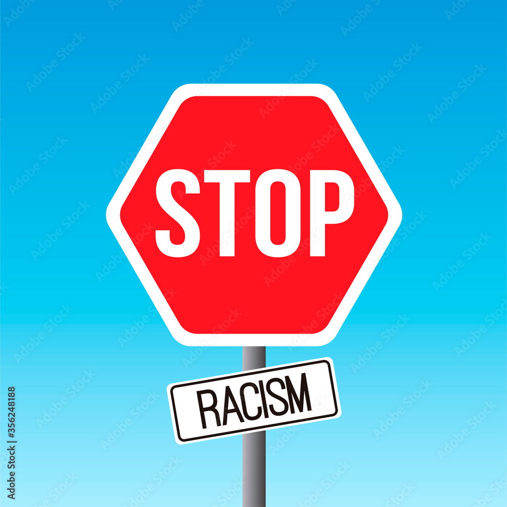 Stop racism. Black lives matter. African American arm gesture. Anti discrimination, help fighting racism poster Stop racism. Black lives matter. African American arm gesture. Anti discrimination, help fighting racism poster