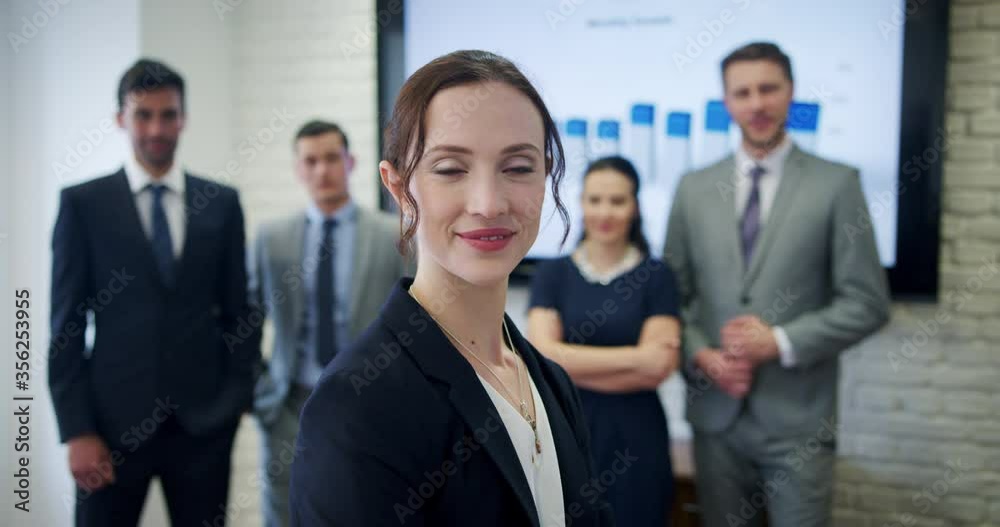 CU Portrait of smiling business people / Covent Garden, London, England, United Kingdom CU Portrait of smiling business people / Covent Garden, London, England, United Kingdom
