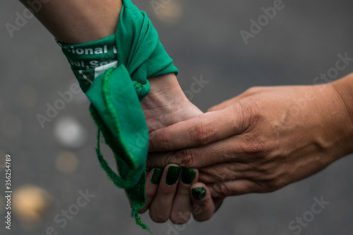 Foto manos feministas