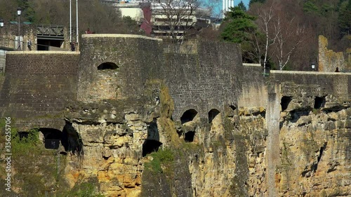 WS Ruins of Bock Casemates / Luxembourg City, Grand Duchy of Luxembourg, Luxembourg