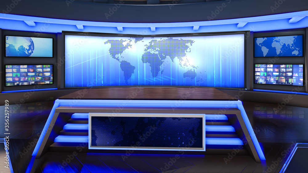 3d virtual news studio 3d virtual news studio
