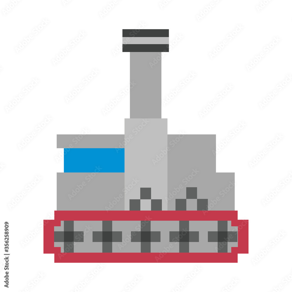 war tank vehicle 8 bits pixelated icon war tank vehicle 8 bits pixelated icon