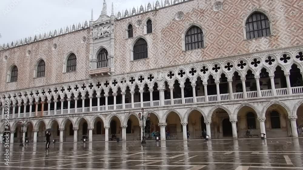Venice, Italy - Historic buildings between the canals of the lagoon city Venice, Italy - Historic buildings between the canals of the lagoon city