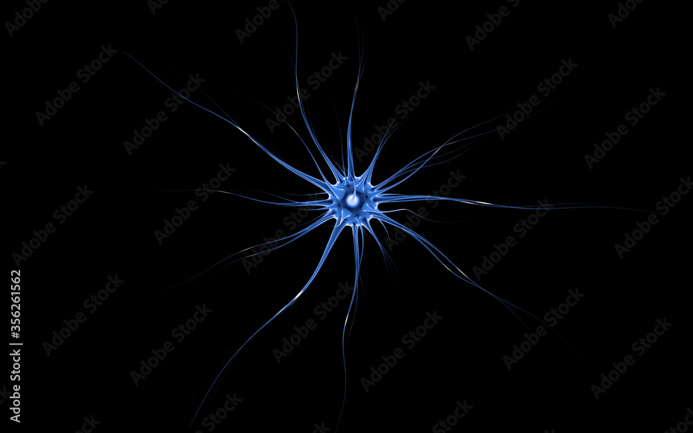 Brain impulses. Neuron system. Human anatomy. transferring pulses and generating information. 3d rendering Brain impulses. Neuron system. Human anatomy. transferring pulses and generating information. 3d rendering