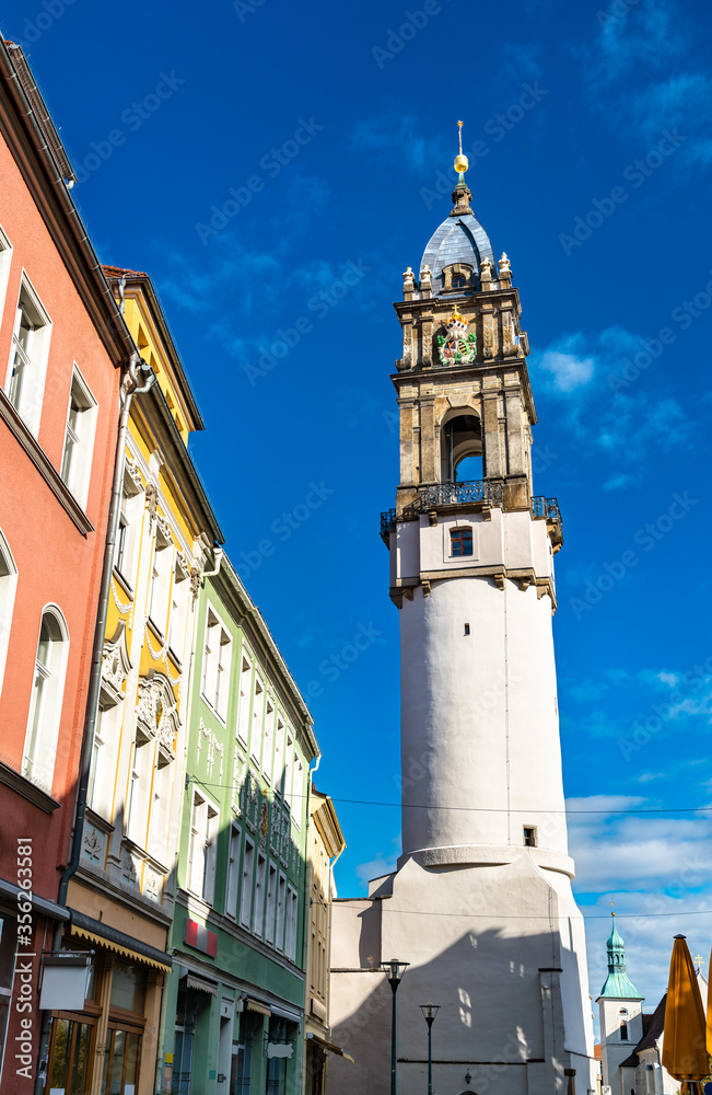 The Leaning Tower in Bautzen, Germany