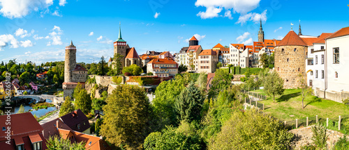 View of Bautzen town in Germany