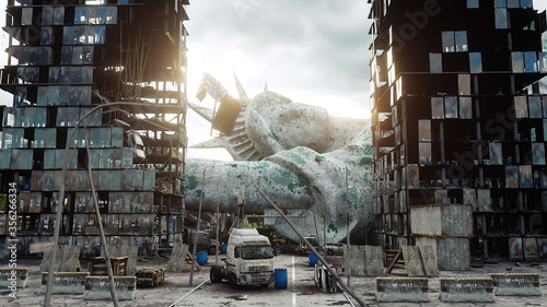 Fotografie Apocalypse of USA, America