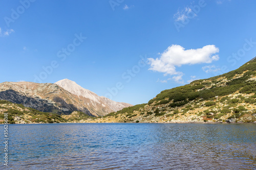 Panoramica of Banderitsa Fish lake, Pirin Mountain, Bulgaria © Stoyan Haytov