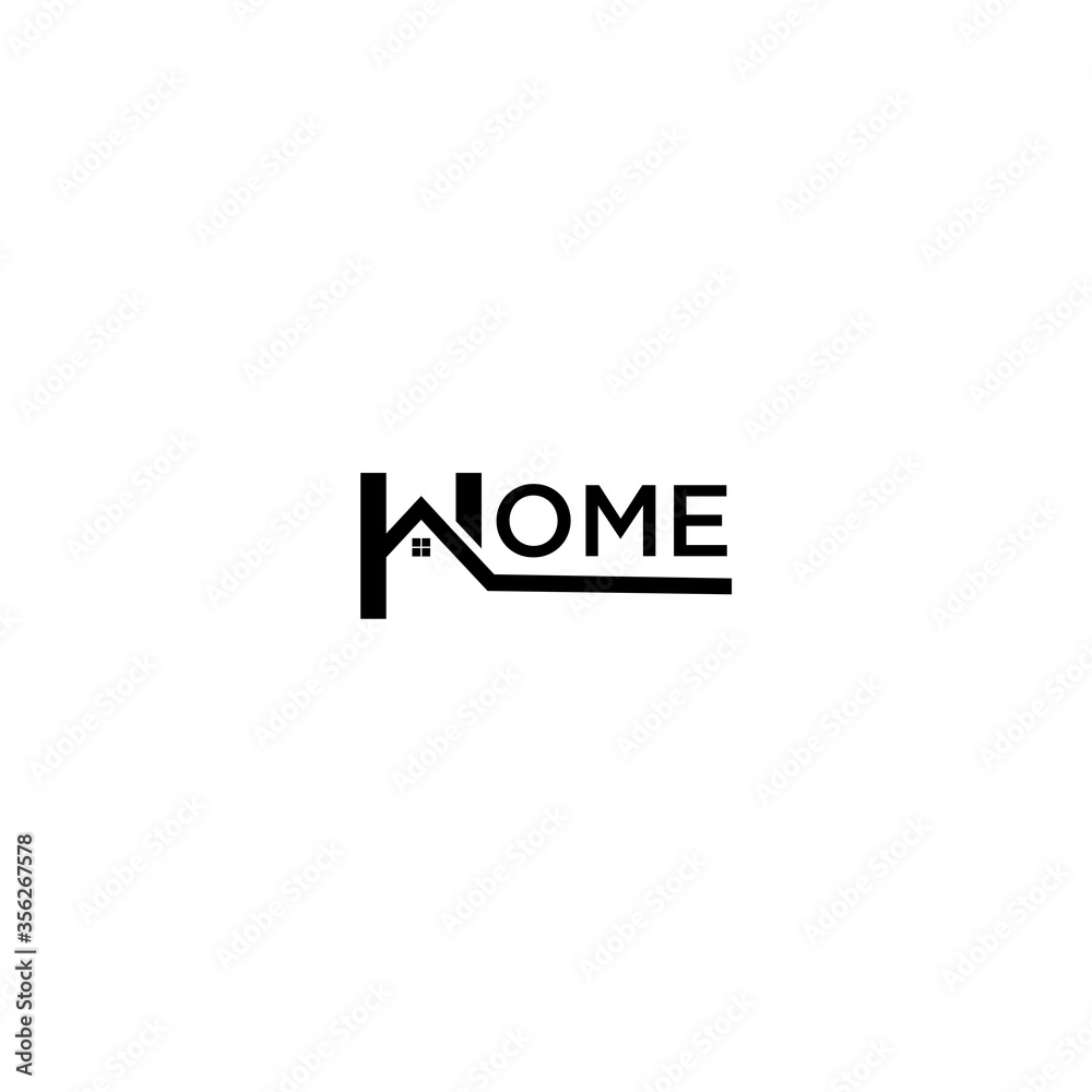 house logo in the letter H, abstract, H for house house logo in the letter H, abstract, H for house