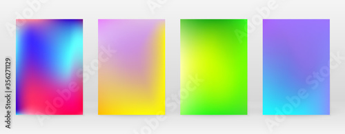 Pastel Soft. Rainbow Gradient Set Color Background